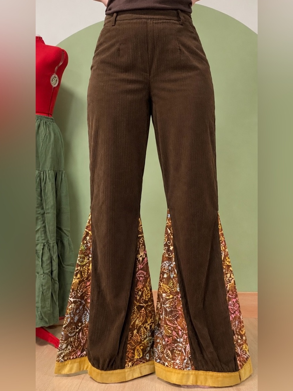 UPCYCLED HANDMADE ARTISAN BELL BOTTOMS ONE OF A KIND